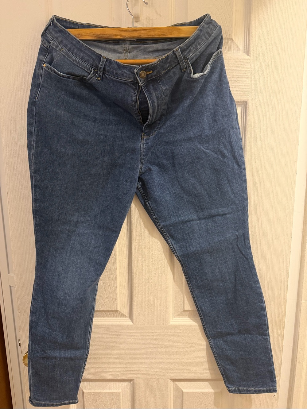 Wrangler Women’s Blue Stretch Denim Jeans 18W